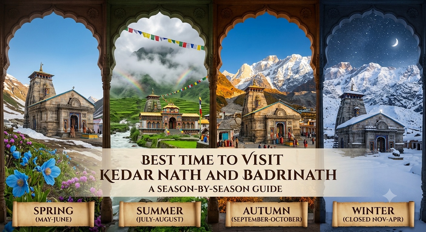 Best Time to Visit Kedarnath and Badrinath: A Season-by-Season Guide